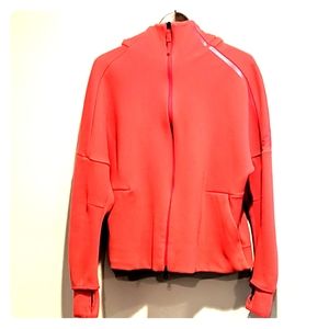 Adidas Women's Red Track Jacket Sz XL